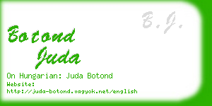 botond juda business card
